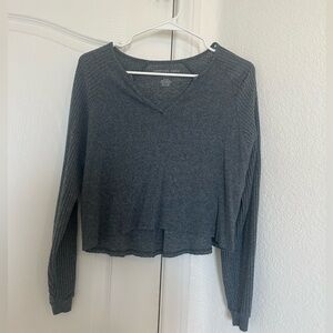 American Eagle Cropped Long Sleeve